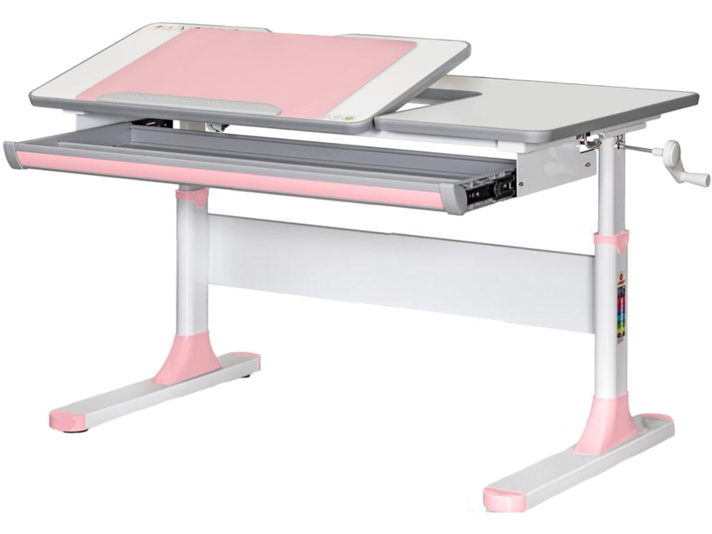 Парта шкільна Mealux Vancouver Multicolor PN Lite (BD-620 W/G MC + PN Lite)